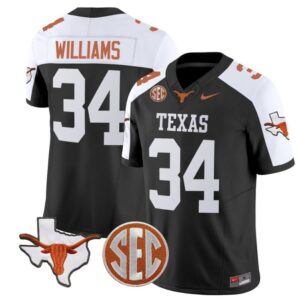 Ricky Williams  #34 Texas Longhorns  Stitched Black Alternate