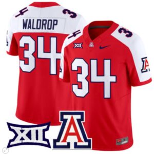 Rob Waldrop  #34 Arizona Wildcats Vapor   Red Alternate