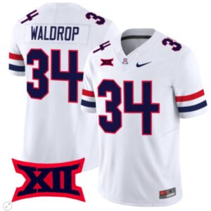 Rob Waldrop  #34 Arizona Wildcats Vapor   White