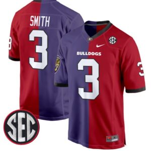 Roquan Smith  #3 Georgia Bulldogs Split  Game All Stitched