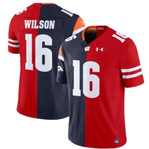 Russell Wilson  Broncos #16 Wisconsin Badgers Split Vapor