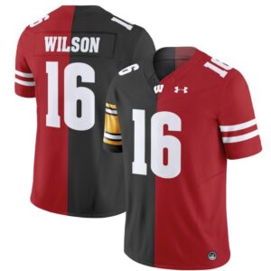 Russell Wilson  Steelers #16 Wisconsin Badgers Split Vapor
