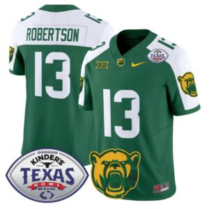Sawyer Robertson  #13 Baylor Bears 2024 Texas Bowl  Green Alternate