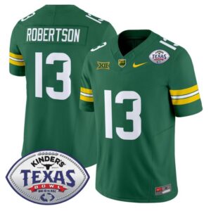 Sawyer Robertson  #13 Baylor Bears 2024 Texas Bowl  Stitched Green