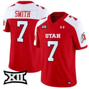 Steve Smith Sr  #7 Utah Utes Vapor  College  Stitched Red Alternate