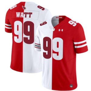 T.J. Watt  Cardinals #99 Wisconsin Badgers Split Vapor
