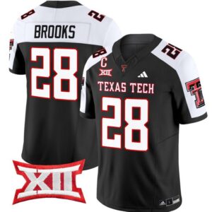 Tahj Brooks  #28 Texas Tech Red Raiders Vapor   Black Alternate