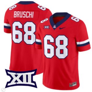 Tedy Bruschi  #68 Arizona Wildcats Vapor   Red
