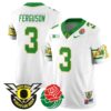 Terrance Ferguson  #3 Oregon Ducks 2024 Rose Bowl Patch  White