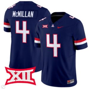 Tetairoa Mcmillan  #4 Arizona Wildcats Vapor   Navy