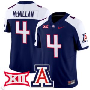 Tetairoa Mcmillan  #4 Arizona Wildcats Vapor   Navy Alternate