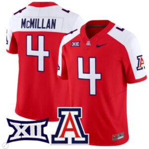 Tetairoa Mcmillan  #4 Arizona Wildcats Vapor   Red