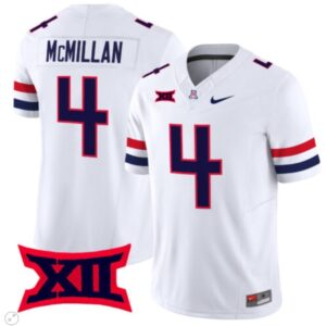 Tetairoa Mcmillan  #4 Arizona Wildcats Vapor   White