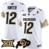 Travis Hunter  #12 Colorado Buffaloes Vapor   White