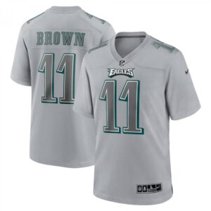 A.J. Brown Gray Philadelphia Eagles Atmosphere Fashion Game