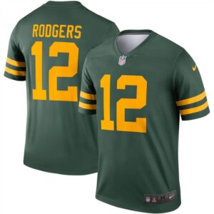 Aaron Rodgers Green Bay Packers Alternate Legend Player  - Green