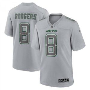 Aaron Rodgers Heather Gray New York Jets Atmosphere Fashion Game
