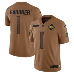 Ahmad Sauce Gardner New York Jets 2023 Salute To Service Limited  - Brown