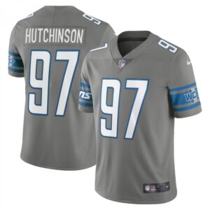 Aidan Hutchinson Detroit Lions Alternate Team Vapor Limited  - Steel