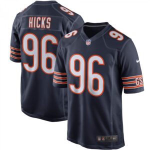 Akiem Hicks Chicago Bears Player Game  - Navy