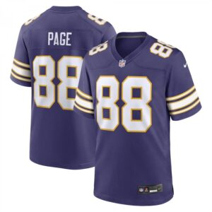 Alan Page Purple Minnesota Vikings Classic Retired Player