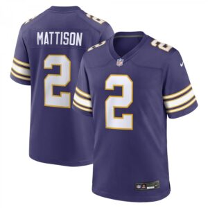 Alexander Mattison Purple Minnesota Vikings Classic Player Game