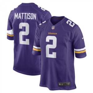 Alexander Mattison Purple Minnesota Vikings Game Player
