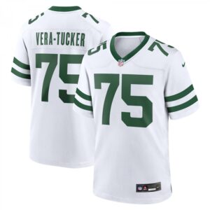 Alijah Vera-Tucker New York Jets Legacy Player Game  - White