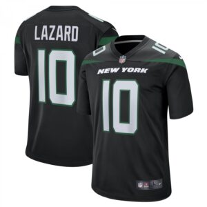 Allen Lazard New York Jets Alternate Game  - Stealth Black
