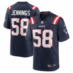 Anfernee Jennings Navy New England Patriots Team Game