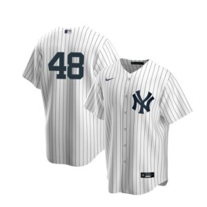 Anthony Rizzo #48 White New York Yankees Home Official Replica Player