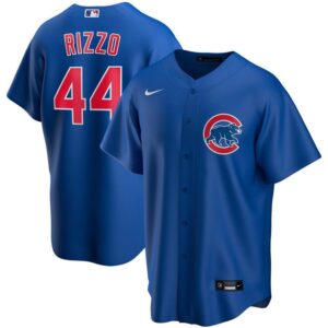 Anthony Rizzo Chicago Cubs Blue Alternate Replica
