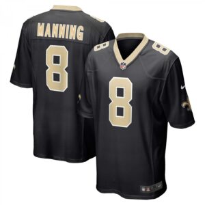 Archie Manning New Orleans Saints Retired Player Game  - Black
