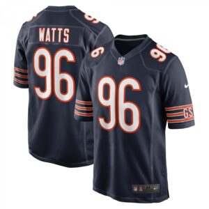 Armon Watts Navy Chicago Bears Game Player