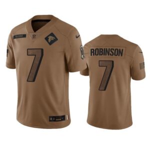 Atlanta Falcons Bijan Robinson 2023 Brown Salute To Setvice Limited Stitched