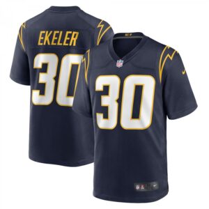 Austin Ekeler Los Angeles Chargers Game  - Navy