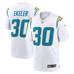 Austin Ekeler Los Angeles Chargers Game  - White