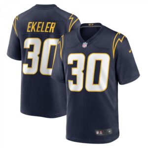 Austin Ekeler Navy Los Angeles Chargers Game