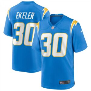 Austin Ekeler Powder Blue Los Angeles Chargers Game Player