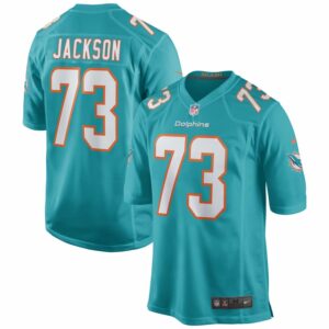 Austin Jackson Aqua Miami Dolphins Player Game