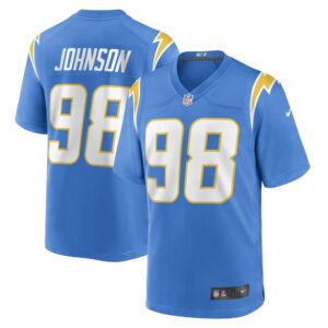 Austin Johnson Powder Blue Los Angeles Chargers Game Player