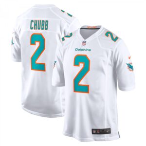 Bradley Chubb Miami Dolphins Game Player  - White