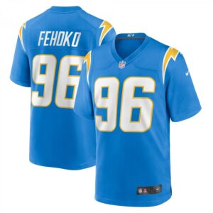 Breiden Fehoko Powder Blue Los Angeles Chargers Game Player