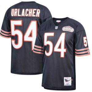 Brian Urlacher Chicago Bears Mitchell & Ness 2001 Authentic Retired Player  - Navy
