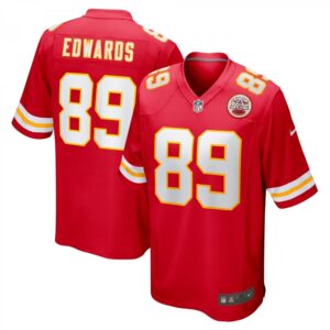 Bryan Edwards Red Kansas City Chiefs Home Game Player