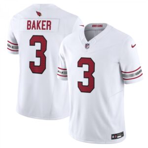 Budda Baker Arizona Cardinals Vapor F.U.S.E. Limited  - White