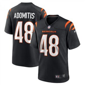 Cal Adomitis Black Cincinnati Bengals Game Player