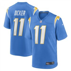 Cameron Dicker Powder Blue Los Angeles Chargers Game