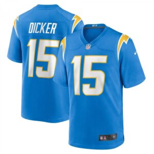 Cameron Dicker Powder Blue Los Angeles Chargers Game Player