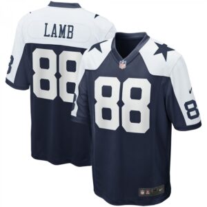 CeeDee Lamb Navy Dallas Cowboys Alternate Game Team